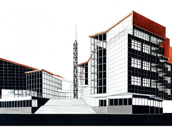 Проект адміністративної будівлі митниці в м. Болграді Одеської області.